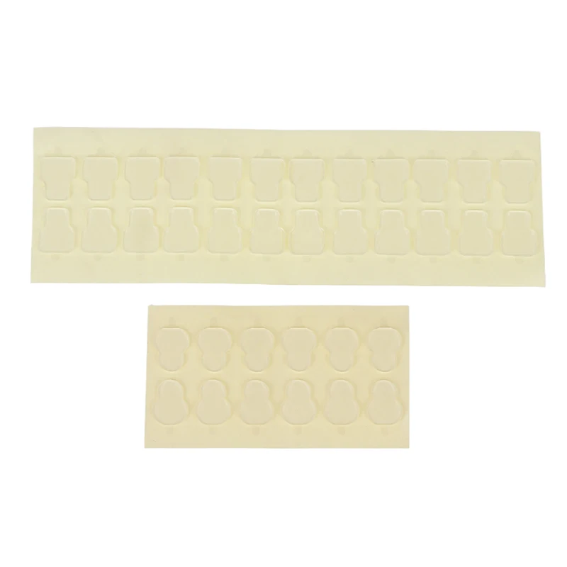 2 peças modelo nano adesivo dupla face, fita transparente fixa robusta para decoração de boneca