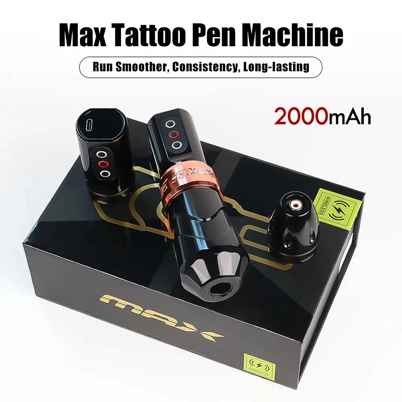 Permanent Makeup Machines Tattoo Machine Wireless Tattoo Pen With 2 Battery Tattoo Equipment Pen and Secant All-In-One Machine