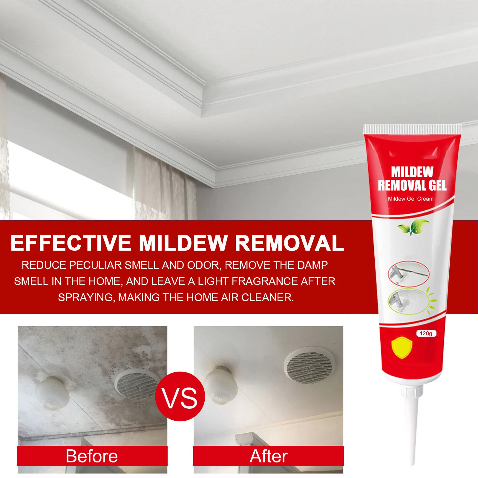 Household  Mold Remover Gel Powerful Mildew Agent Remover for Ceramic Tile Pool Removing Mildew