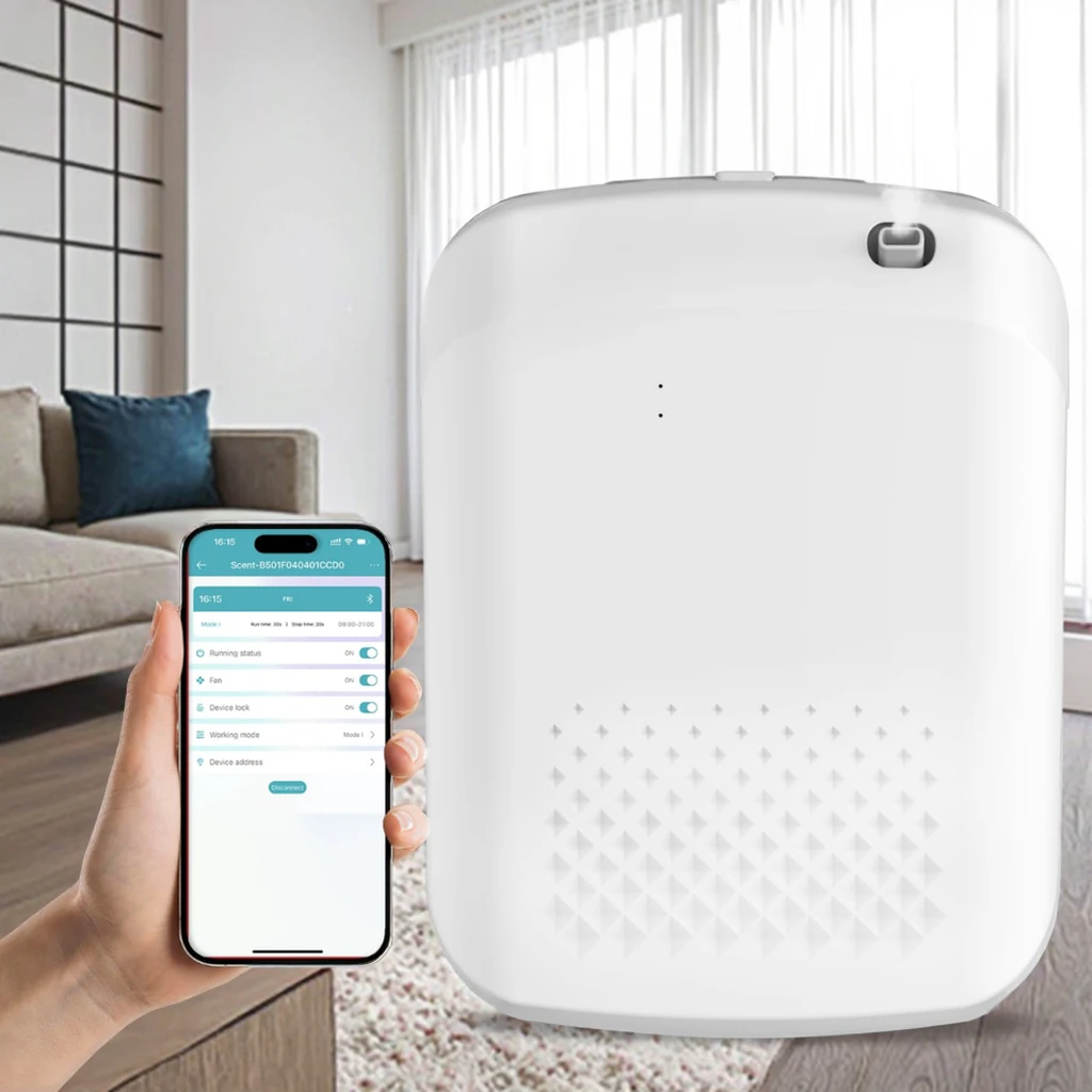 Smart Electric Anhydrous Essential Oil Diffuser Humidifier Air Purifier Portable Freestanding App Controlled