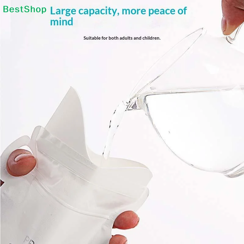 4Pcs/Pack 700ml Emergency Portable Car Leakproof  Vomit Bags Disposable Unisex Outdoors Mobile Toilets