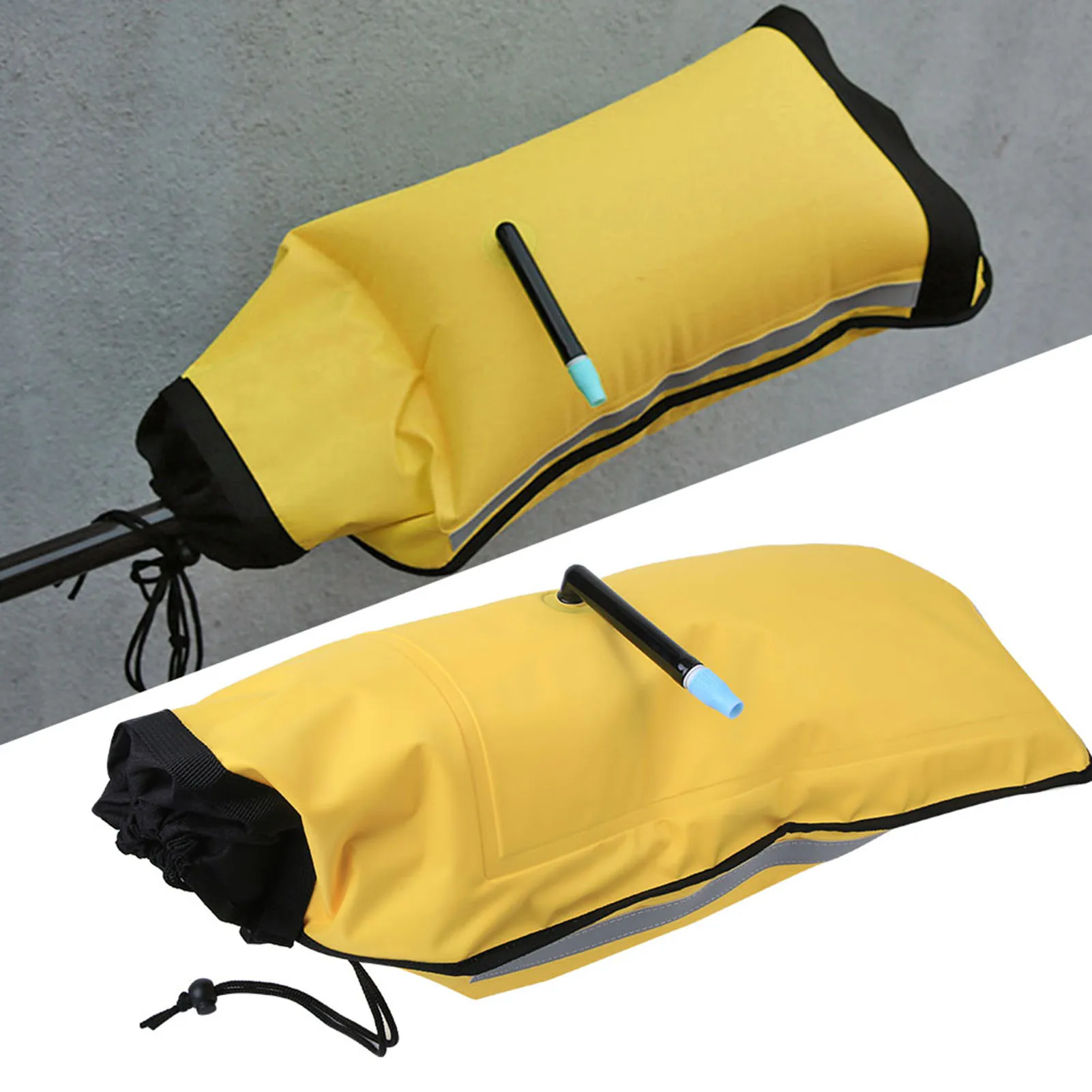 

Kayak Paddle Float Nylon Rescue Inflatable Paddle Float Floating Bag for Canoe Kayak Seayak