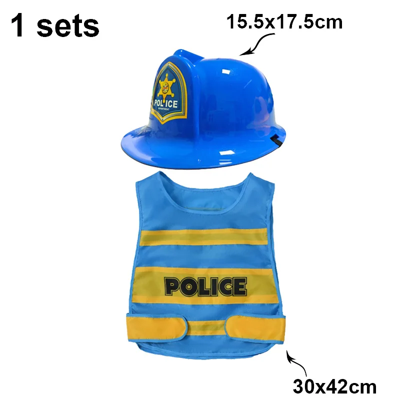 Police Party Favors Blue Silicone Bracelets Wristbands Plastic Party Hat Police Balloons Police Themed Birthday Party Decors