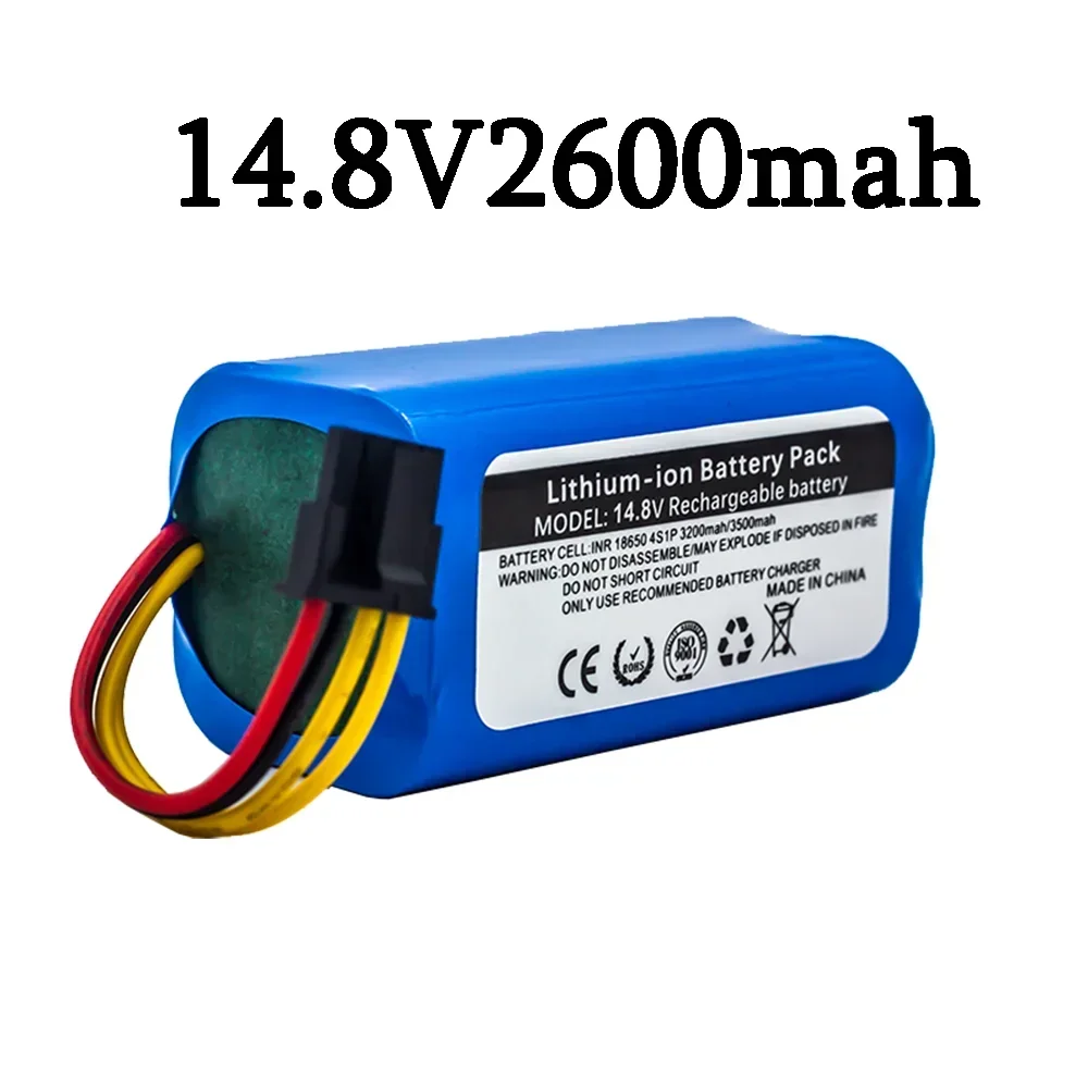 14.8V 2600mAh Battery For Proscenic Cocoa Smart 780T,790T,Summer P1S P2S,Jazz,Kaka Robot Vacuum Cleaner Li-Ion Rechargeable