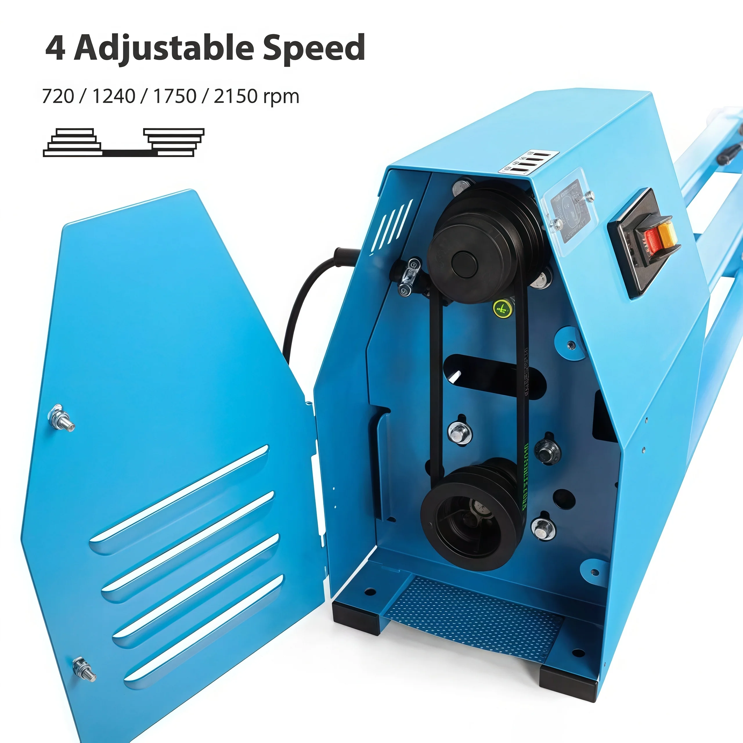 Mini 14-Inch 600W Hobby Wood Lathe, Home Workshop Lathe, Beginner Wood Lathe, Long Woodturning Lathe