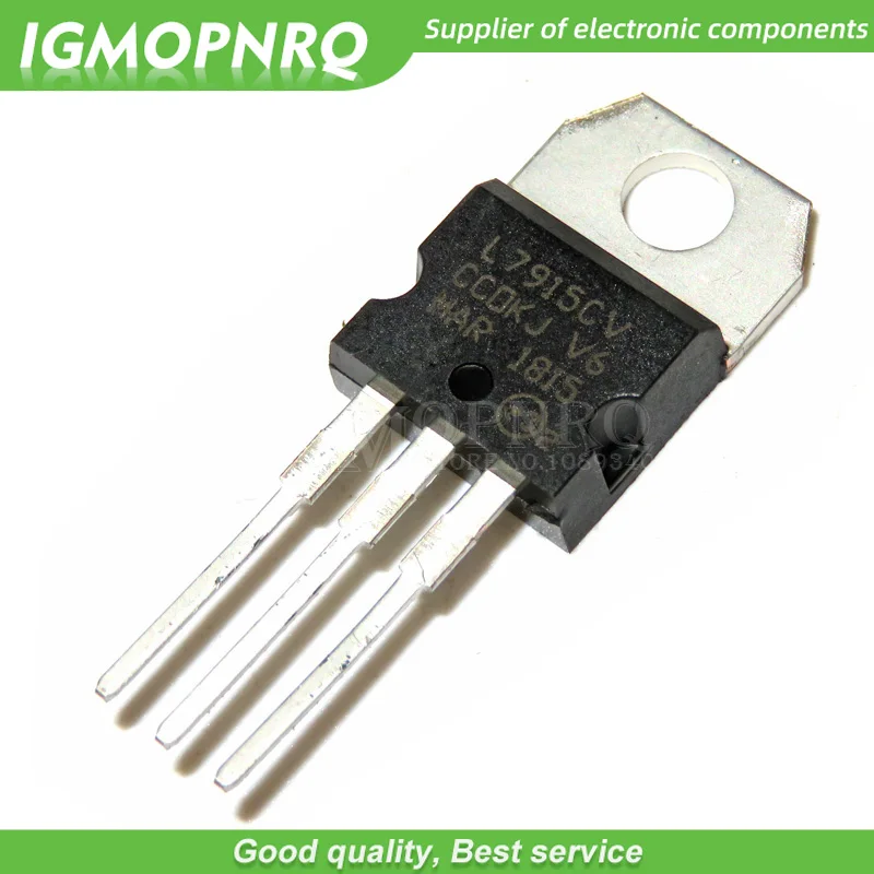 10pcs L7915CV L7915 KA7915 MC7915 Voltage Regulator -15V 1.5A TO-220 new original