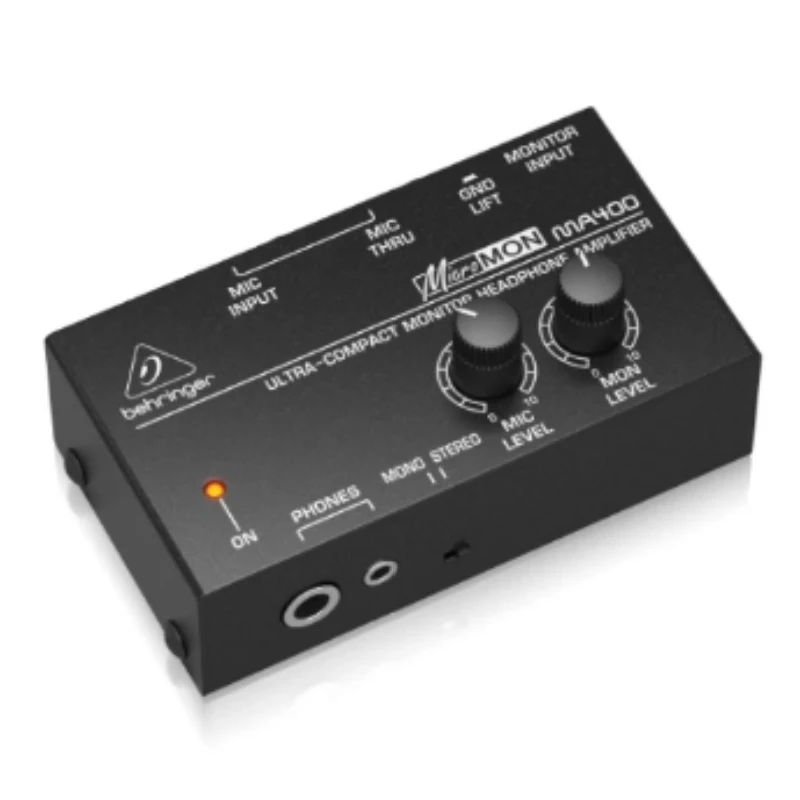 BEHRINGER MA400 Ultra-Compact Monitor Headphone Amplifier for studio and stage applications