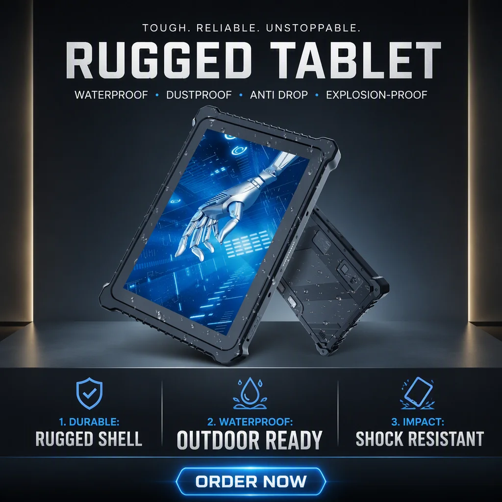 Tablets - MeetNeng Intel N5100 industriële robuuste tablet