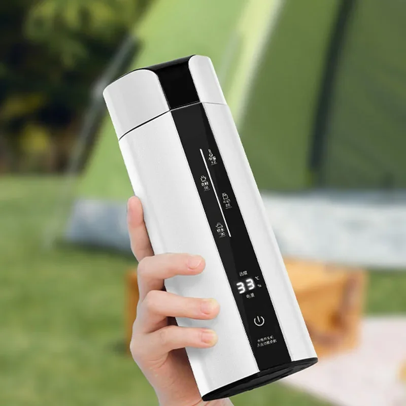 Household 220v Rechargeable Kettle Car Mounted Kettle Wireless Thermostatic Kettle Small Travel Milk Regulator Not Plugged In