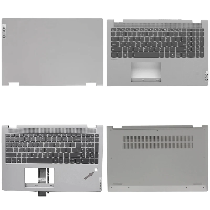 

New For Flex 5-15 IIL05 ITL05 YOGA C550-15 Laptop LCD Back Cover Front Bezel Upper Palmrest Bottom Case Keyboard Hinges