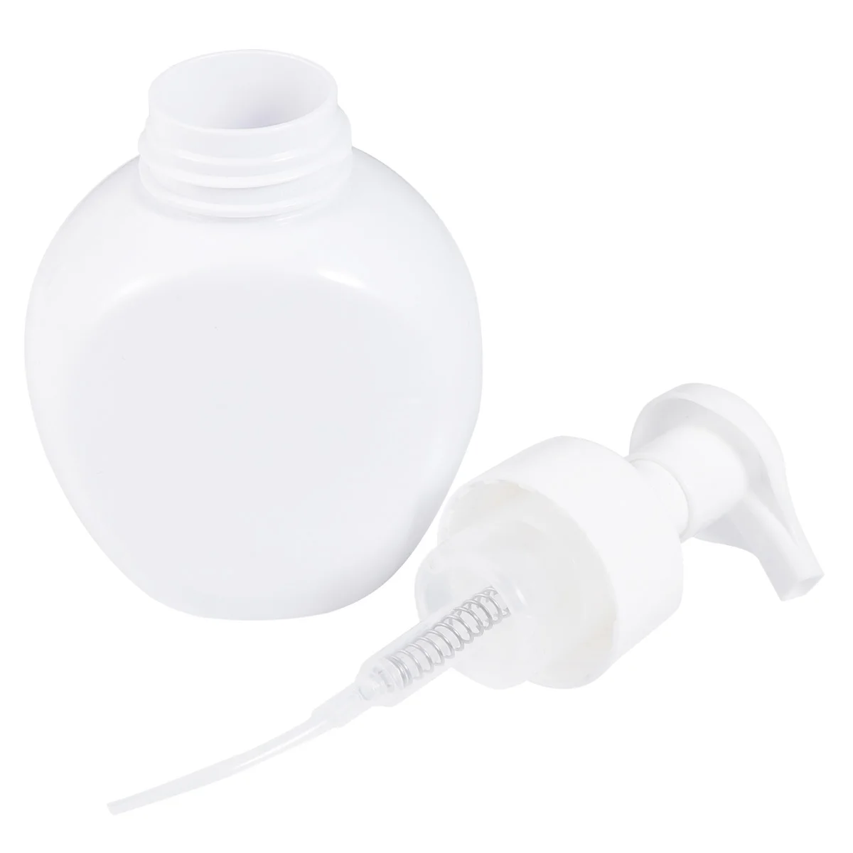 

2Pcs Portable Foaming Bottle Dispenser 300ml Plastic Pump Refillable Travel Shampoo Soap Lotion Container Mousse Bottle