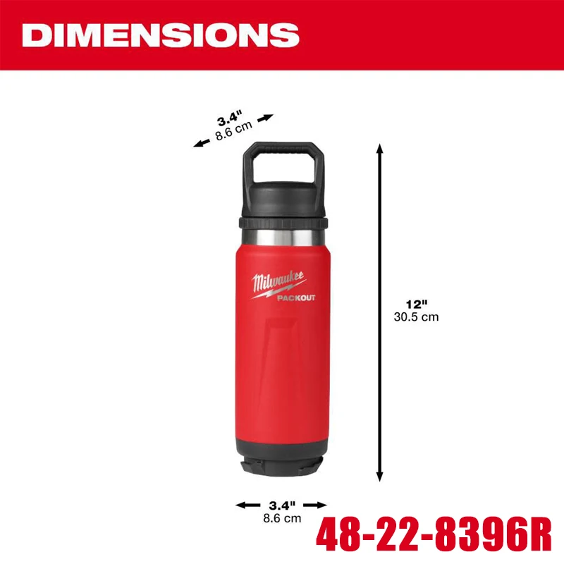 Milwaukee 48-22-8382R 48-22-8396R 48-22-8397R Insulated Cup Pack Out Series Stackable Box 530ml 710ml NEW