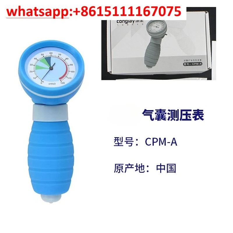 VBM Handheld Cuff Pressure Manometer, Endotracheal Tube Cuff Pressure Detector for Anaesthesia & ICU Ventilation