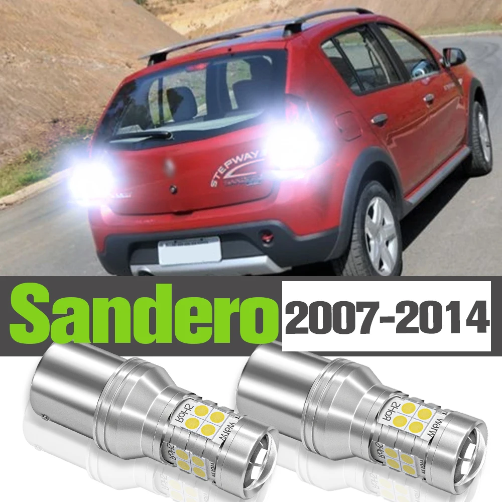 

2x LED Reverse Light Accessories Backup Lamp For Renault Sandero 1 2 2007-2014 2008 2009 2010 2011 2012 2013