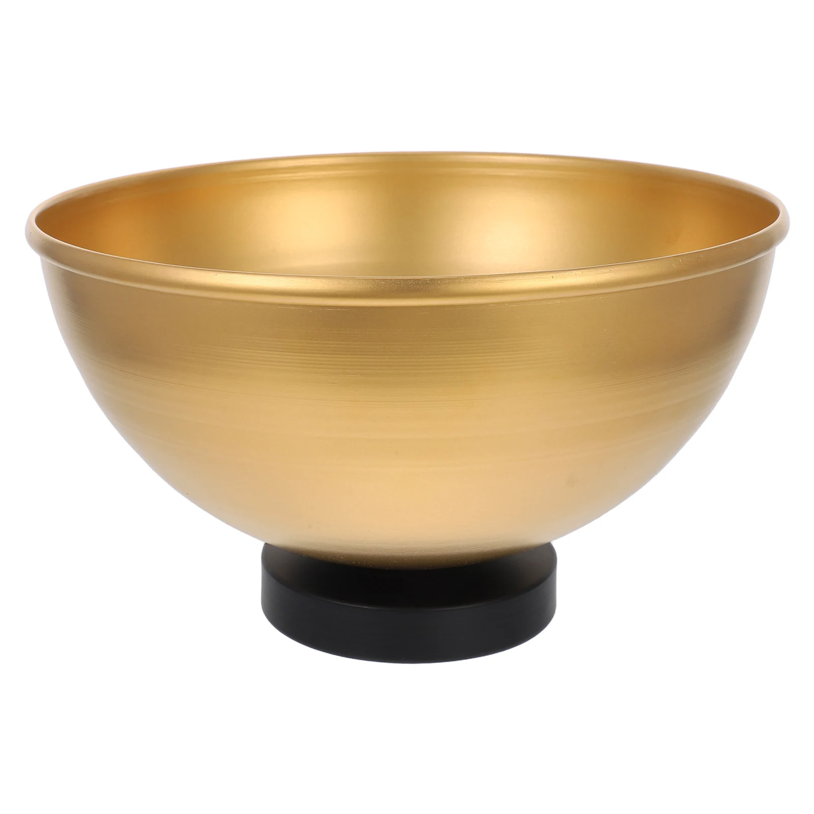 

Phalaenopsis Pot Gold Bowl Wide Mouth Iron Footed Durable Flower Vase Home Office Decor Planter Gardening Supplies