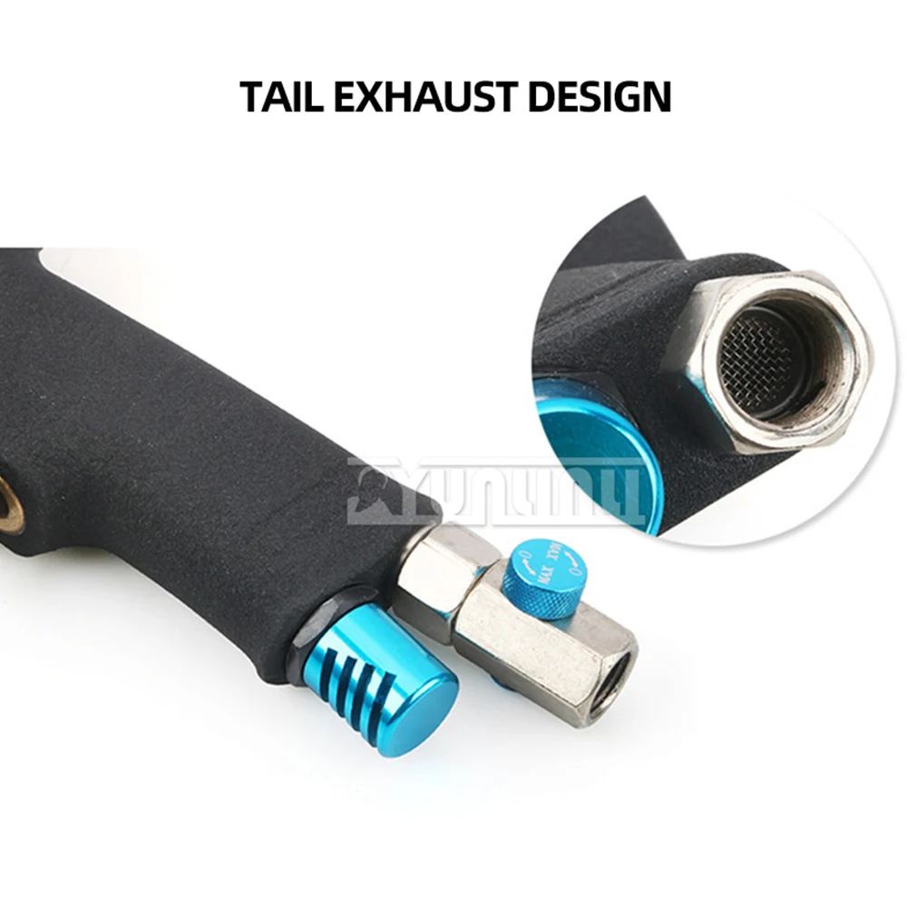 Taladro de aire profesional de 3/8 pulgadas, taladro neumático de 1,5-10mm, pistola inalámbrica de alta velocidad, taladro de pistola neumática, taladro de aire Reversible