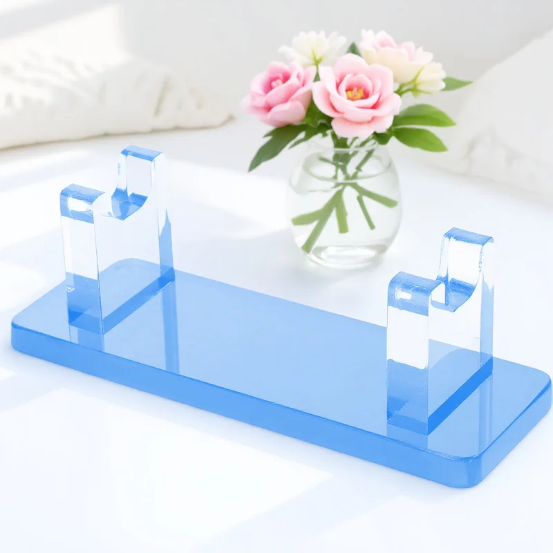 

Acrylic Pen Display Rack Storage Stand Holder for Office School Desk Use Pen Holder Nail Brush Stand Showcase Rack