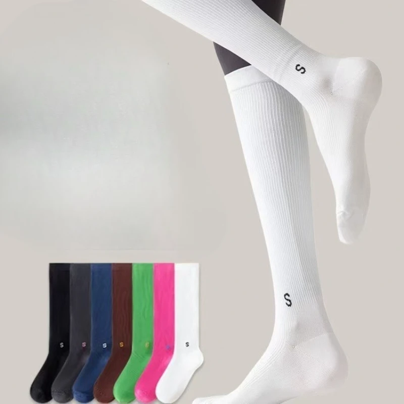 

1/7 Pairs new spring autumn Calf Compression Socks High Elasticity Breathability leisure comfortable Running Sports Socks