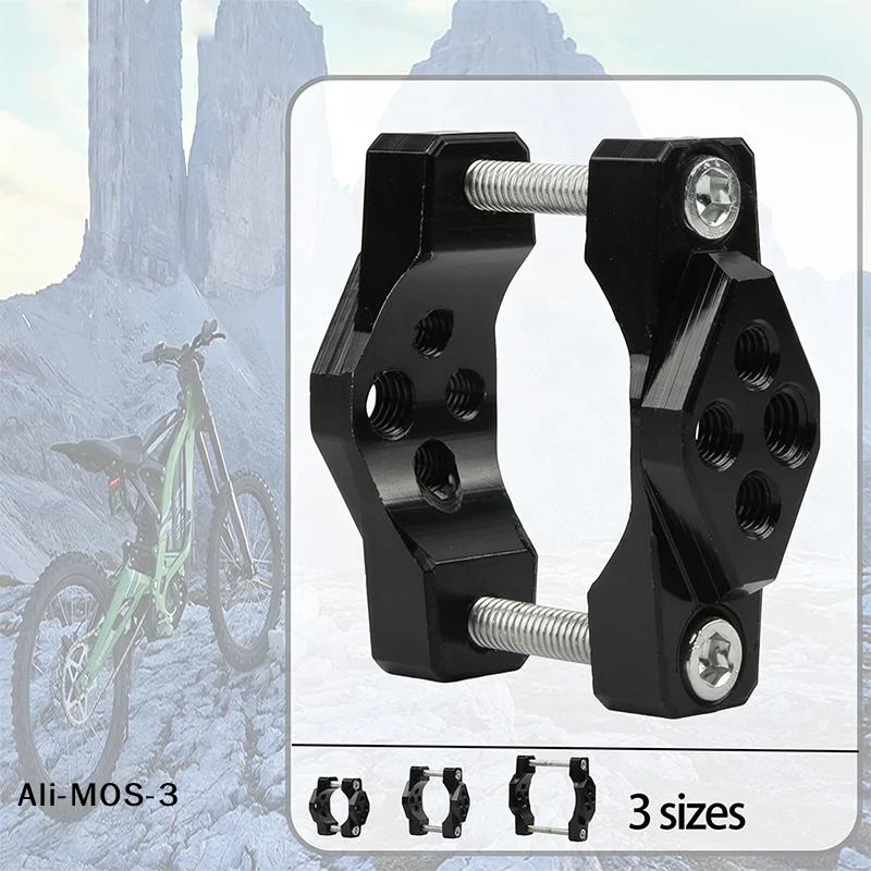 【S】32-64mm Motorcycle Handlebar Bumper Mount Bracket Holder Clamp For LED Spotlight Fog Turn Signal Lights Motor Accessories