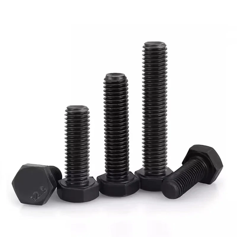 M22 M24 Grade 12.9 High Strength Hex Bolts / 12.9 Class Outer Hexagon Screws Full & Half Thread 30-200mm DIN931