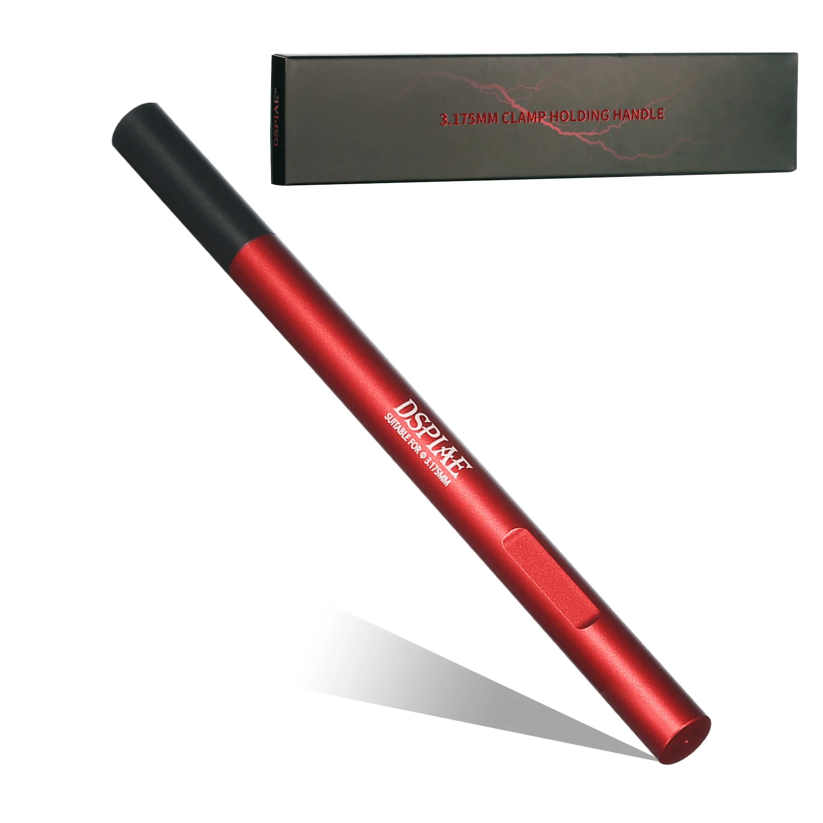 Dspiae at-eh Universal klemme Halte griff kompatibel mit Größe 3,175mm Schaft durchmesser Messerklinge rot schwarz neu