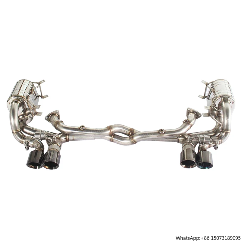 

304 Stainless Steel Exhaust Muffler Valvetronic Exhaust for carrera Turbo 997.1 3.6L