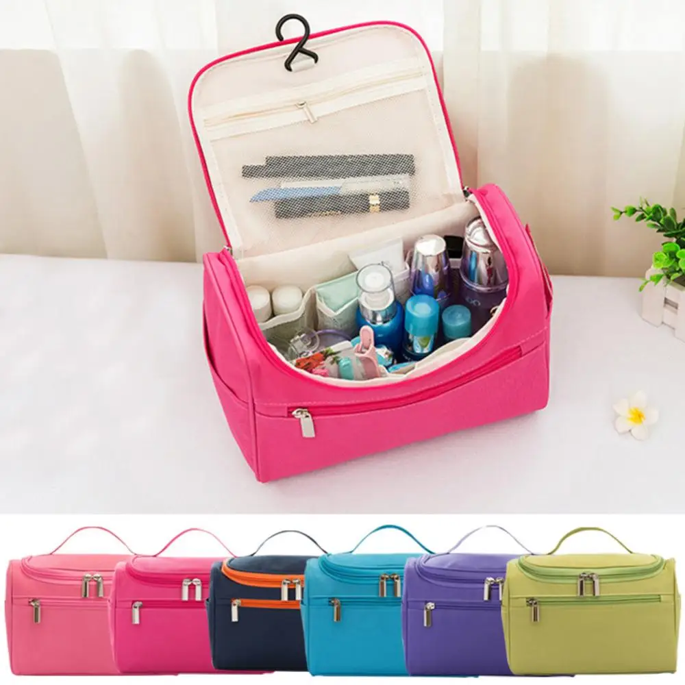 Large Hanging Toiletry Bag - Waterproof Zipper Lightweight Cosmetic Organizer, Perfect Holiday Gifts for Friends Portable Travel