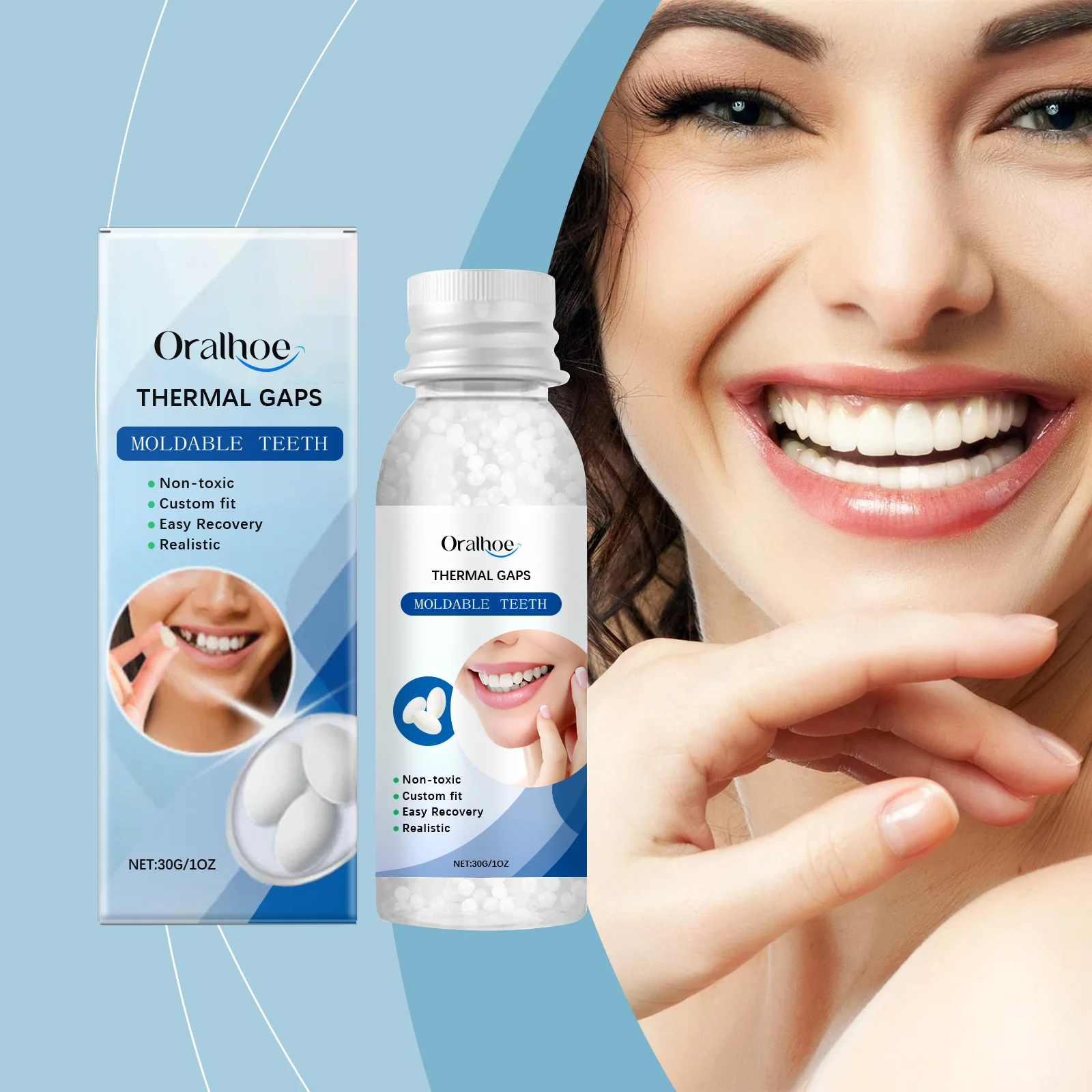 Moldable Solid Dental Cement: A Dental Cement for Shaping Teeth, Filling Teeth, and Replacing Missing Parts in Dentures.