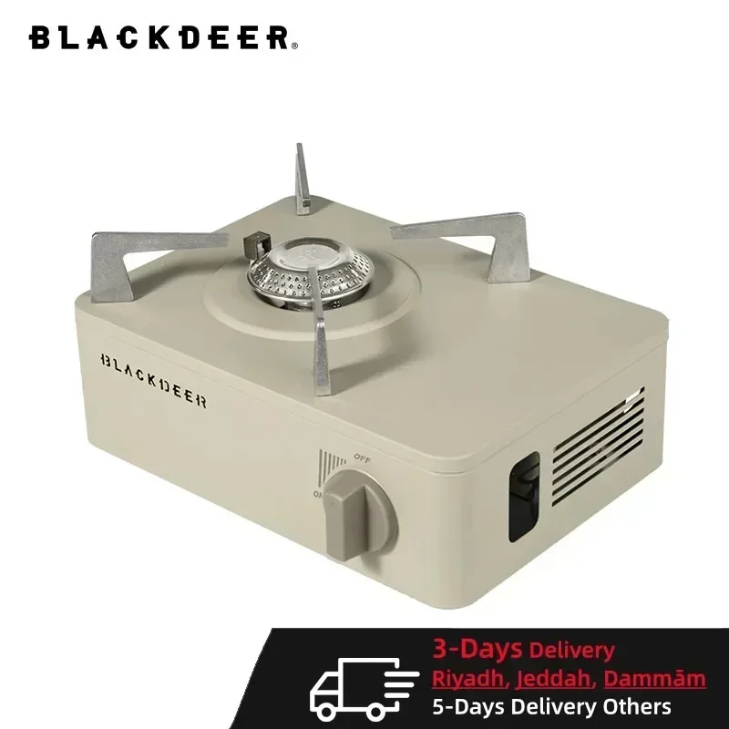 BLACKDEER Outdoor Cassette Barbecue Grill Camping Picnic Gas Heating Stove Oven Furnace Cooktop Roasting Plate Pan BBQ Burner