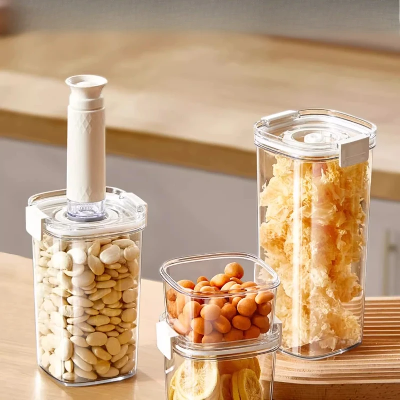 

Electric evacuable vacuum crisper seal