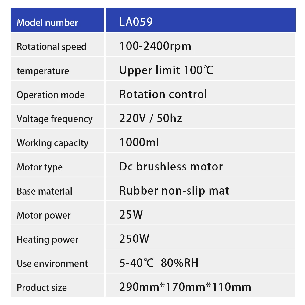 Magnetic Stirrer Hot Plate Laboratory Vortex Stirrer Heating Magnetic Mixer With Stir Bar 1L 2400rpm Lab Equipment Chemical