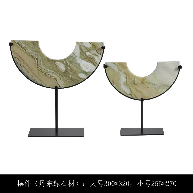 Marmor-Blumengeschirr, Hotel-Modellzimmer, Retro-weiche Dekoration, Arbeitszimmer-Bücherregal