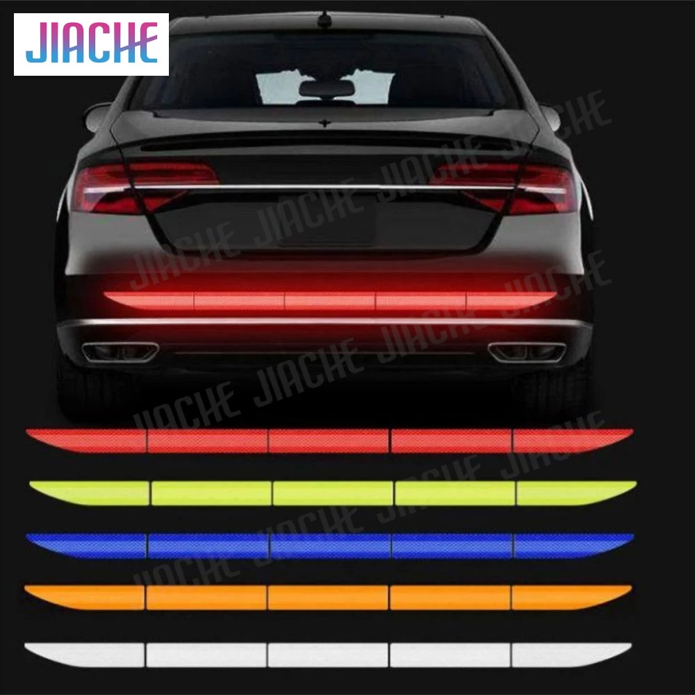 

Car Sticker Reflective Warning Safety Tape Anti Collision Warning Reflective Stickers Automobile Trunk Car Exterior Accessories