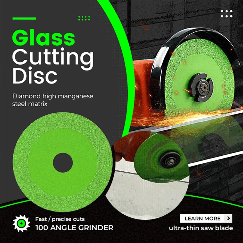 100mm Glass Cutting Disc Diamond Marble Saw Blade Ceramic Tile Jade Special Polishing Cutting Blade Sharp Brazing Grinding Disc