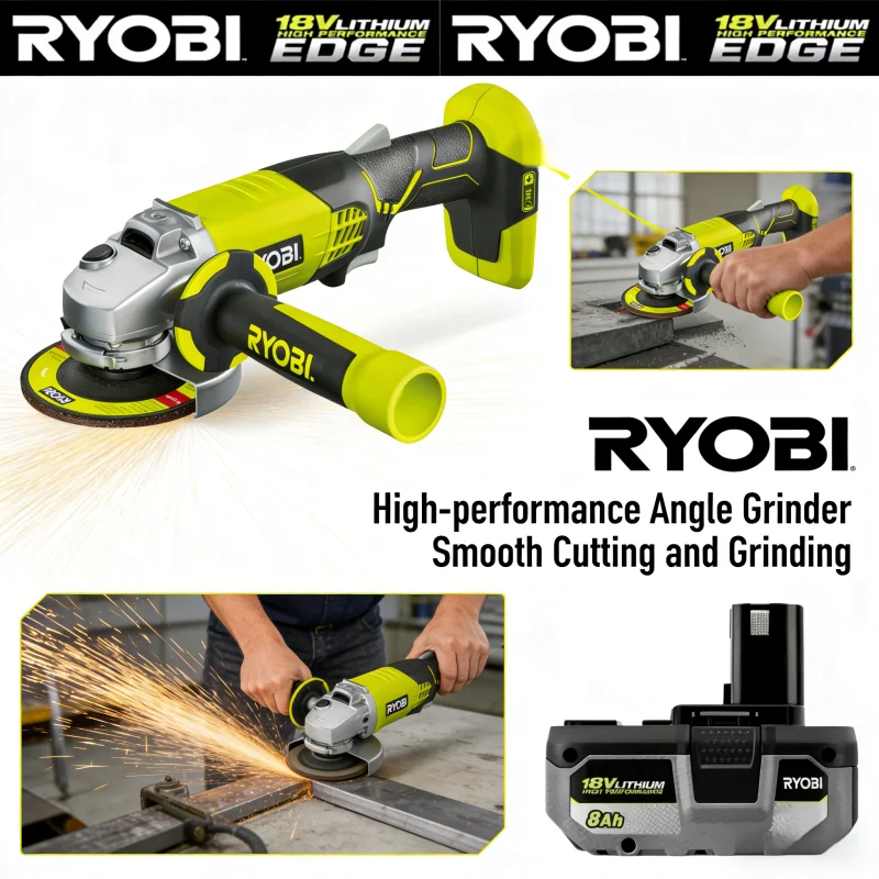 

Оригинальный сменный аккумулятор RYOBI ONE+ 18В 8.0Ач, повышенной емкости, улучшенный литий-ионный, для длительной работы со всеми электроинструментами серии DIY ONE+