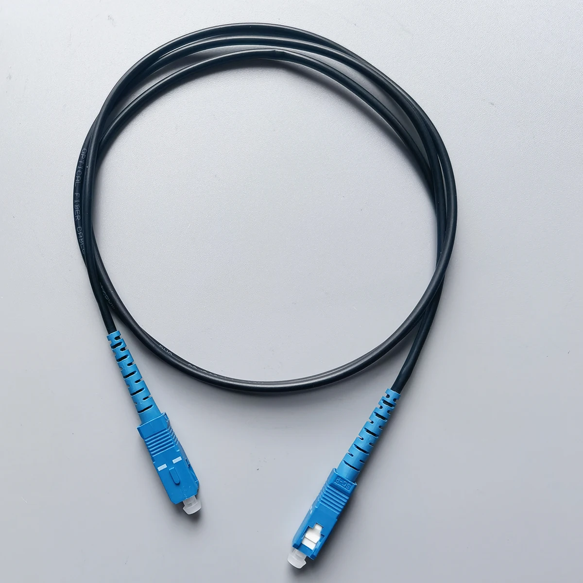 Glasfaser-Patchkabel ftth sc/UPC-SC/upc 3,0mm Single Mode 1m/2m Glasfaser-Verlängerung kabel für den Innenbereich Optisches Kabel