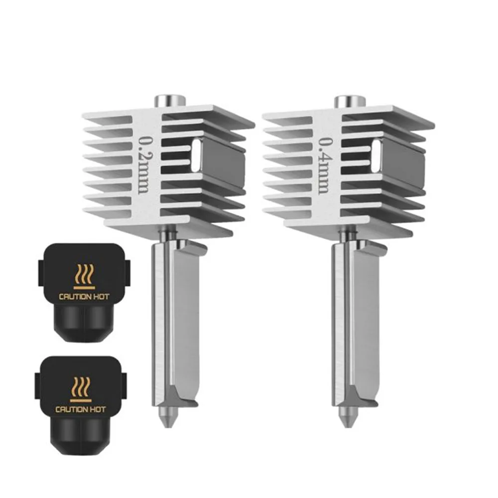 

High Precision Integrated Nozzle Hotend Kit Stainless Steel 0.2/0.4/0.6/0.8mm for Bambu Lab A1 A1 Mini 3D Printer Spare Parts
