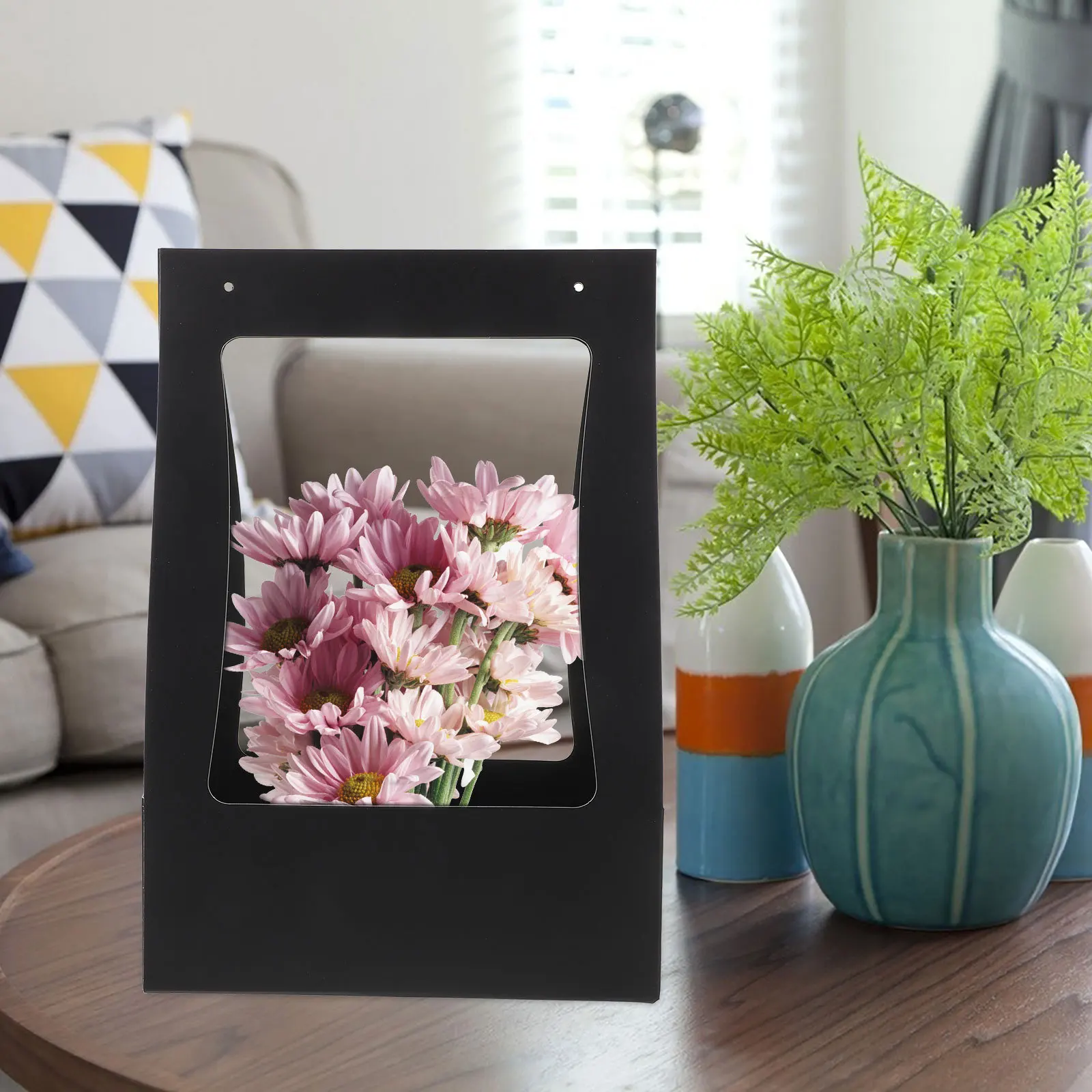 

15Pcs Paper Flower Boxes Wear Resistant Kraft Floral Boxes for Flower Wrapping Bouquet Gift and Decoration Box for Flowers