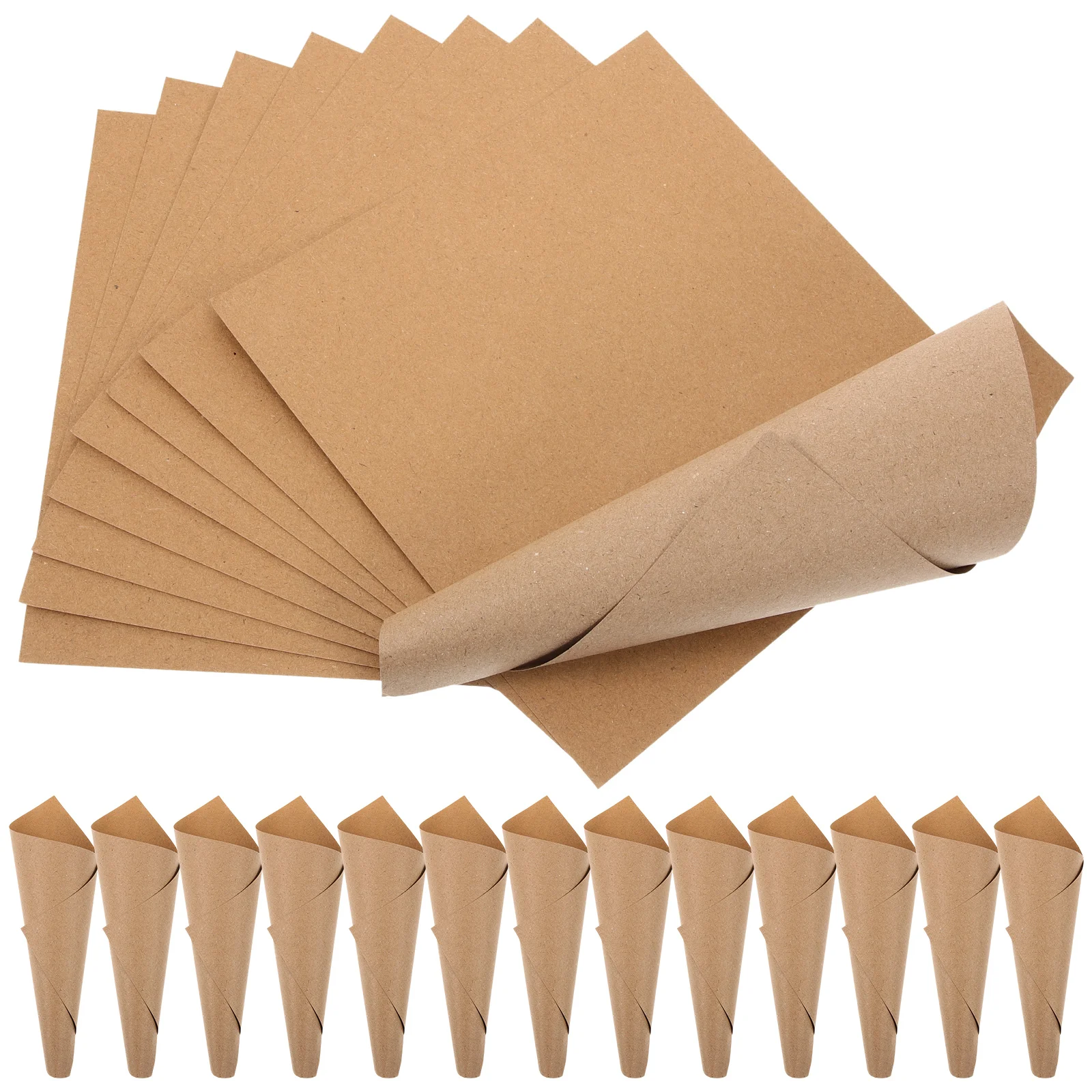 1 conjunto de papel pétala cone pétalas de flores confetes para festa de casamento artesanato amarelo decorativo kraft cones suprimentos