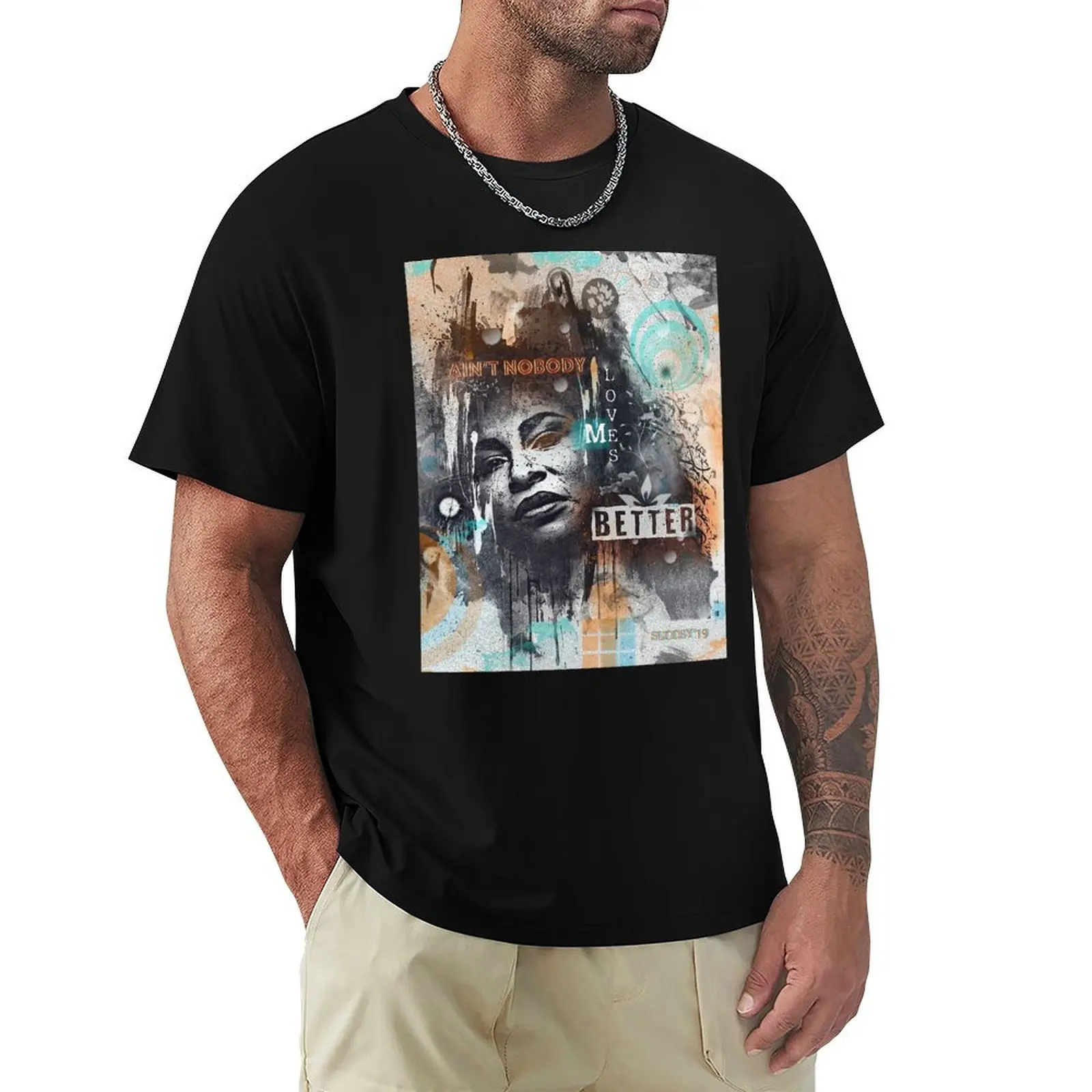 

Aint nobody Chaka Khan T-Shirt clothes plain oversize t-shirts man black t-shirts for men