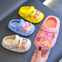 Children's Sandals Summer Boys and Girls Stepping on Non-slip Soft Soles Indoor Small Children's Baby Beach Sandals