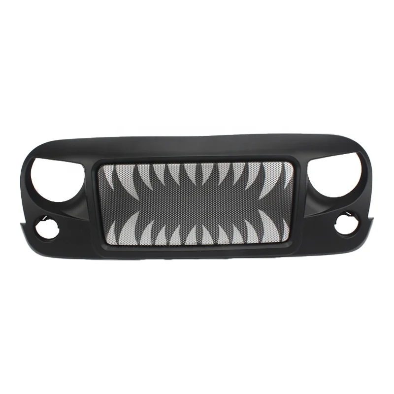 Auto Grills Exterieur Auto Accessoires Gemodificeerde Front Racing Ravager Grille Auto Grill Fit Voor Jeep Wrangler Jk 2006-2018