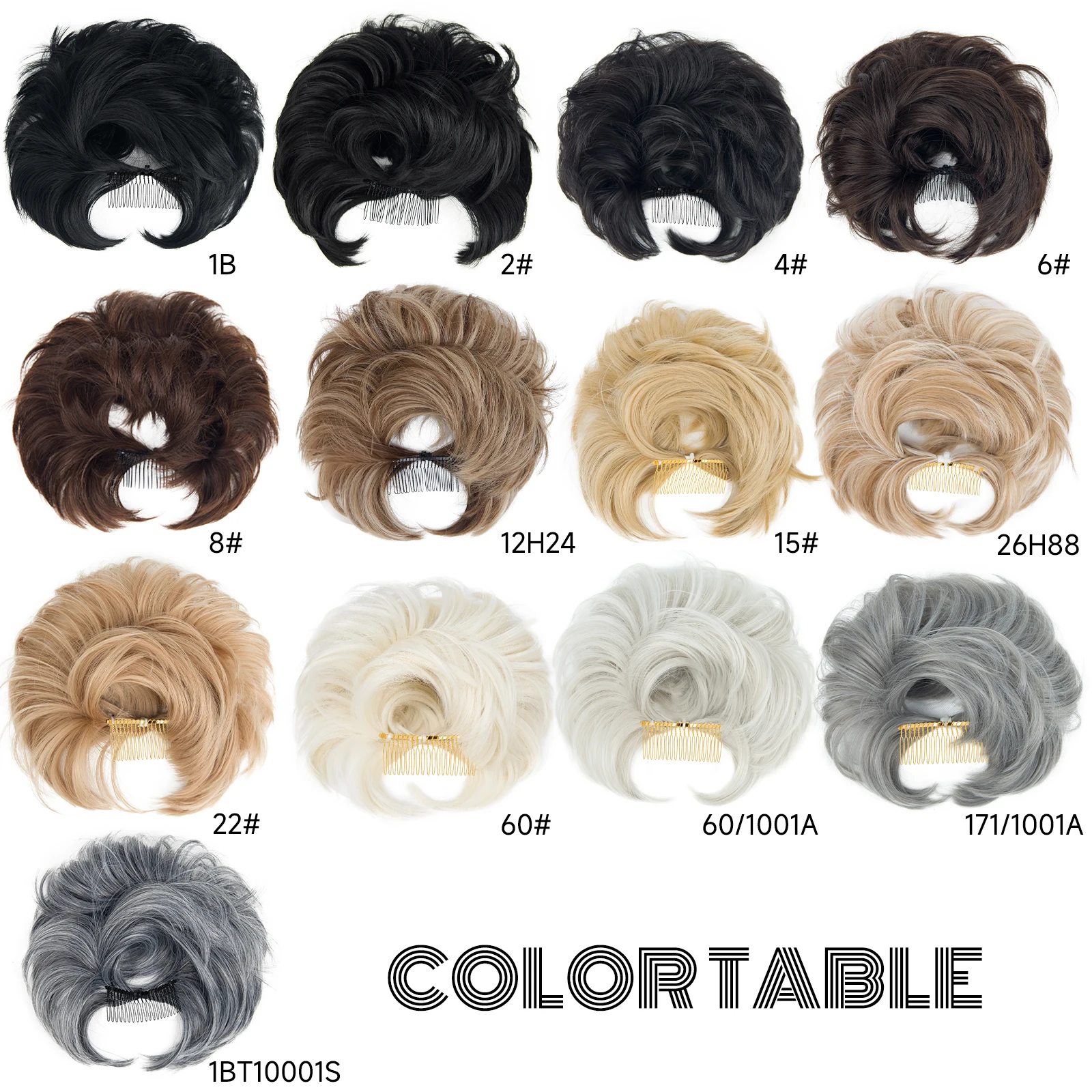Women's Adjustable Ponytail Scrunchie Hairpiece, Short Extension