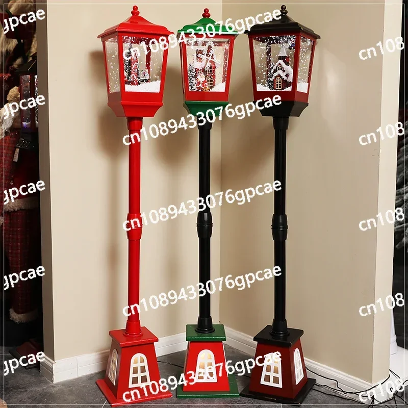 Music Bleaching Snow Pendulum Light Home Window Creative Ornament Street Light Christmas Gift Birthday Gift New Year Ornament