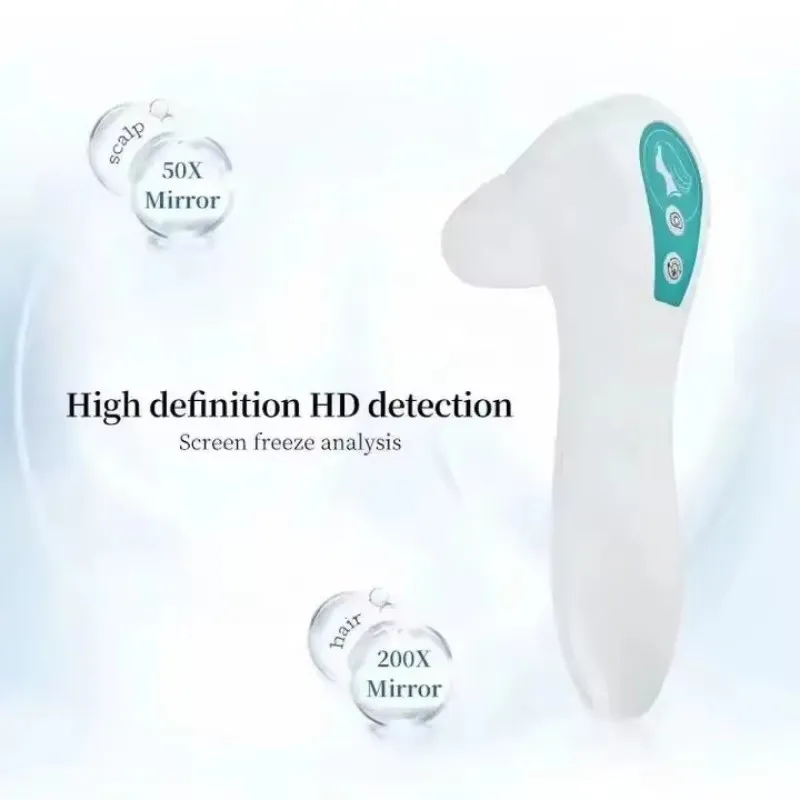 

7 In 1 High Frequency Hair Follicle Detection Scalp Treatment Machine Hair Analyze Scalp Care Massage Hair Regrowth Device