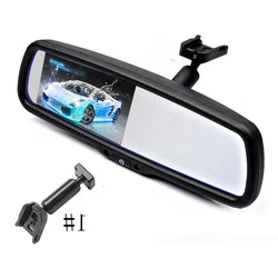 Mirror Screen Mount Car Front Rear View Camera Monitor Bracket Auto Brighenss Dimming TFT LCD for LEXUS SERIES