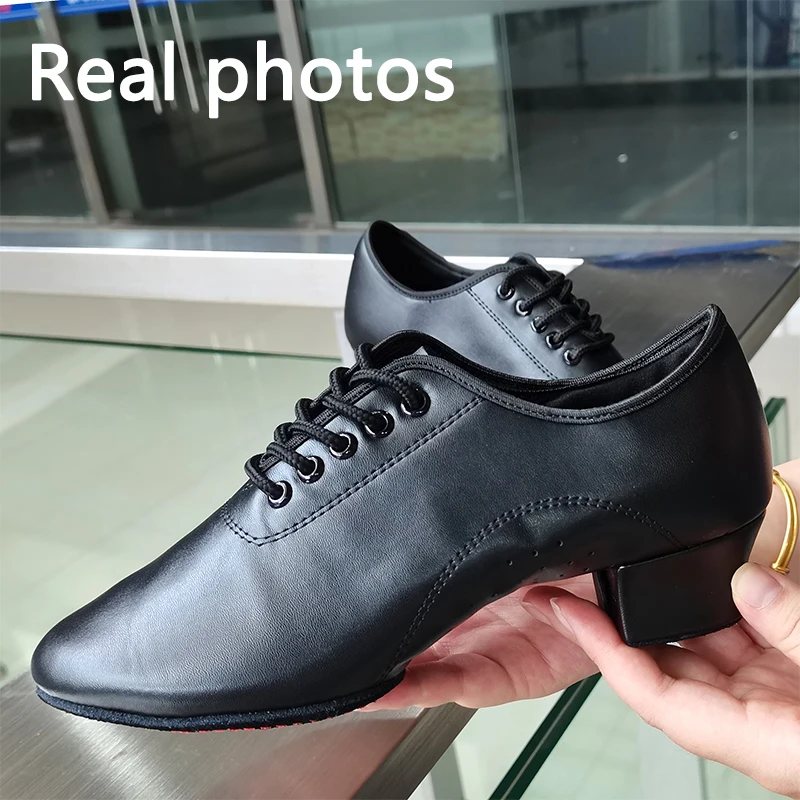 Men soft leather ballroom dancing shoes for latino children latin dance shoes boys Adult Teacher Shoes Modern jazz dance shoes