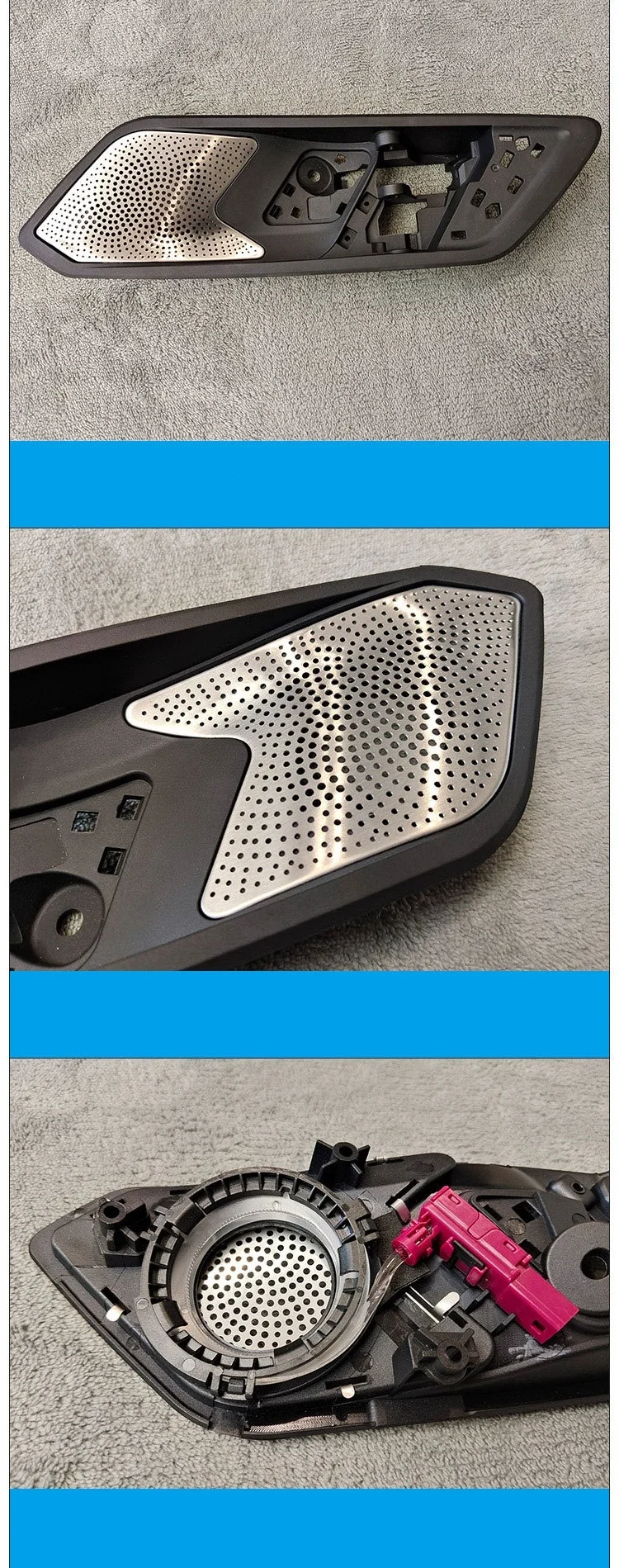 New 3 Series Car Door Interior Ambient Light Front Rear Door Flowing Decorative Cover High Quality 12V Car Luminous Parts
