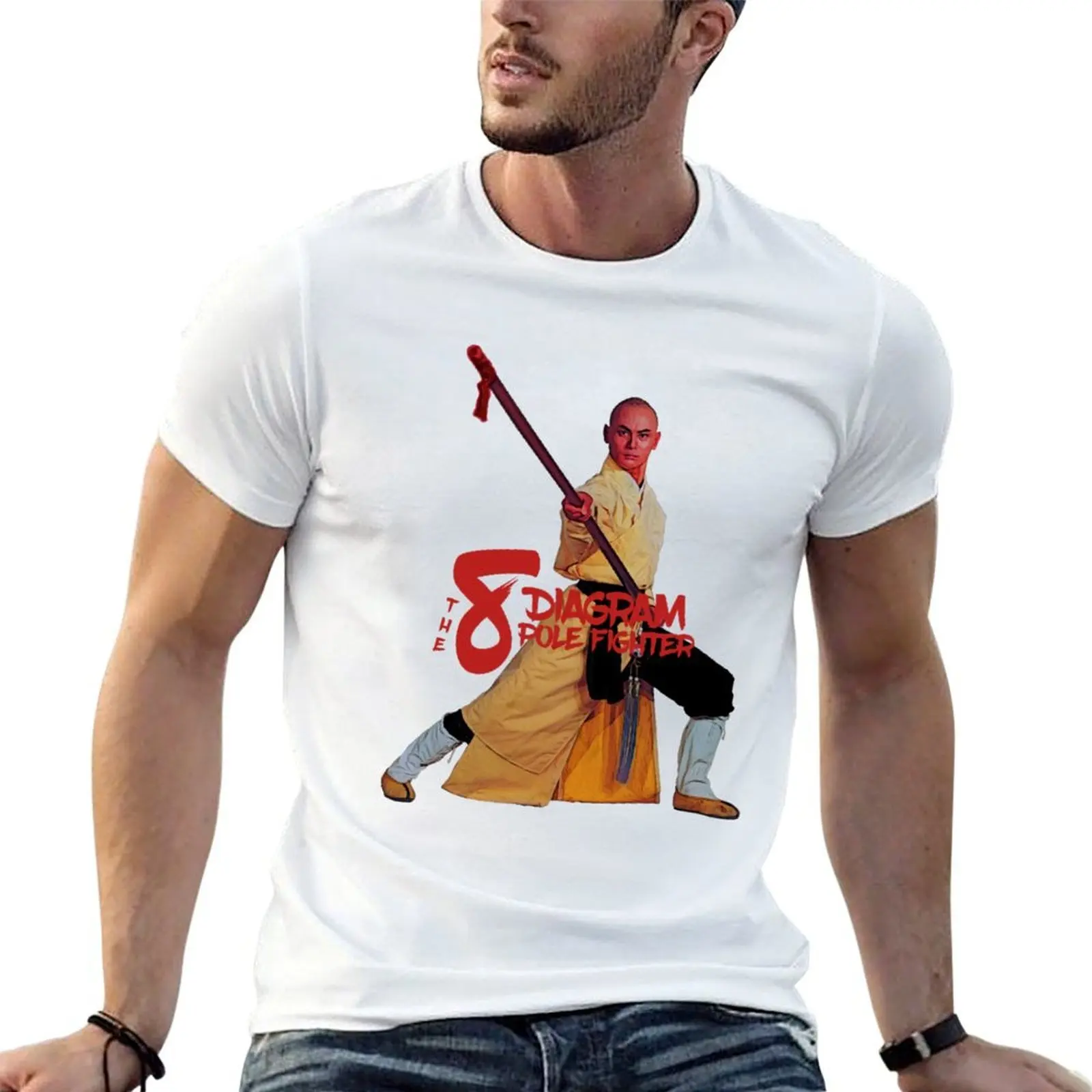 

Kung Fu Star Gordon Liu The Eight T-Shirt t shirt for man 100 percent cotton essential t shirt man t shirt designer T-shirt