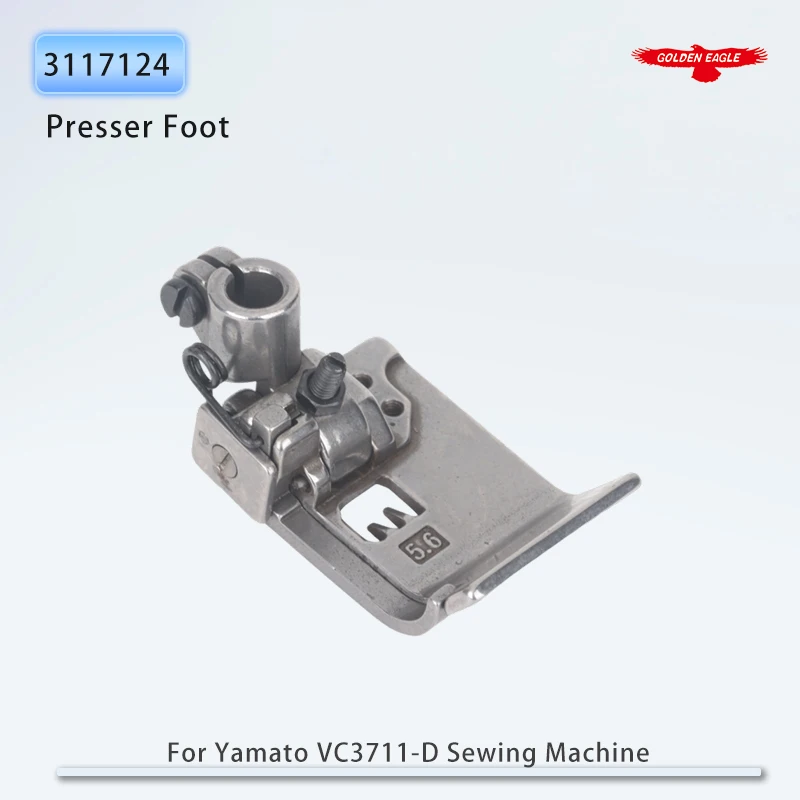 3117124 Presser Foot For Yamato VC3611 VC3711-D Interlock Coverstitch Sewing Machine Needle Distance 5.6mm